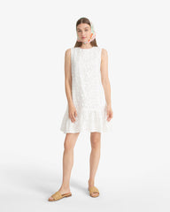 Tommie Mini Dress in Embroidery