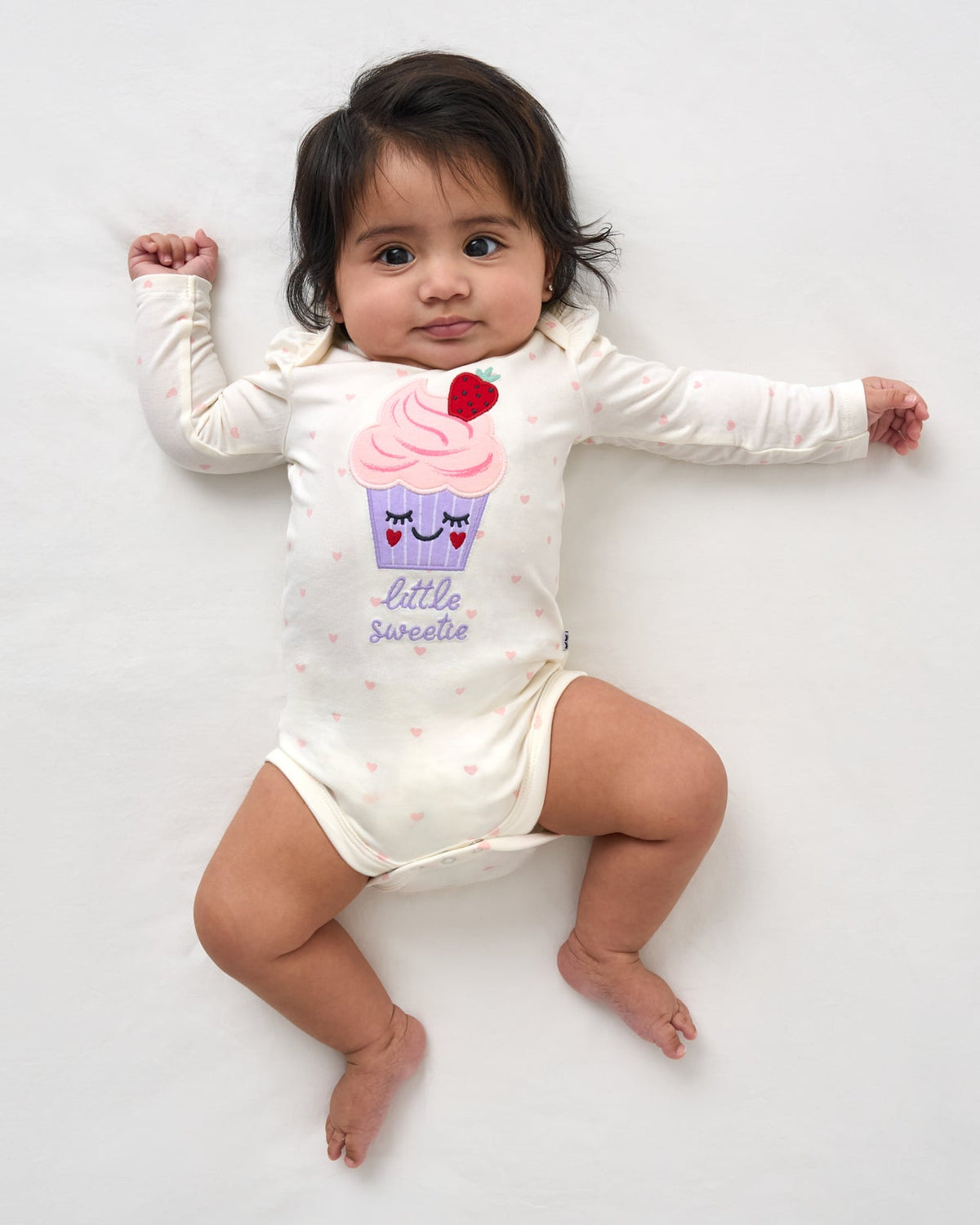Little Sweetie Puff Sleeve Bodysuit