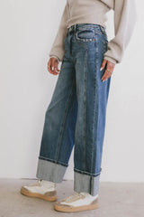 Hazel Blues® |  Straight Leg Jeans with Pockets