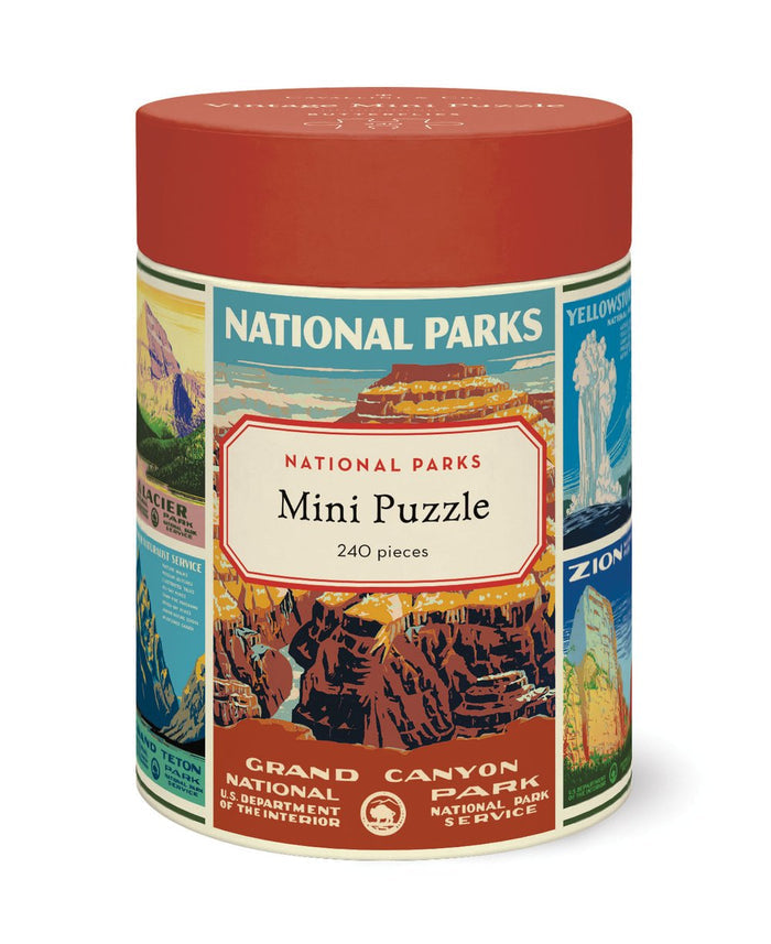 Cavallini & Co 240 Piece Vintage Print Mini Puzzles - Multiple Options