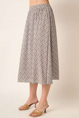Hazel Blues® |  Mittoshop Printed Midi Skirt