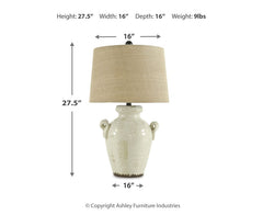 Emelda Ceramic Table Lamp