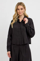 Hazel Blues® |  RISEN Button Down Long Sleeve Shirt