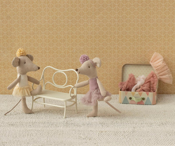 Maileg Ballerina Mouse, Little Sister, Off White