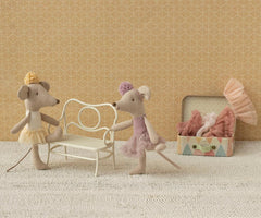 Maileg Ballerina Mouse, Little Sister, Off White