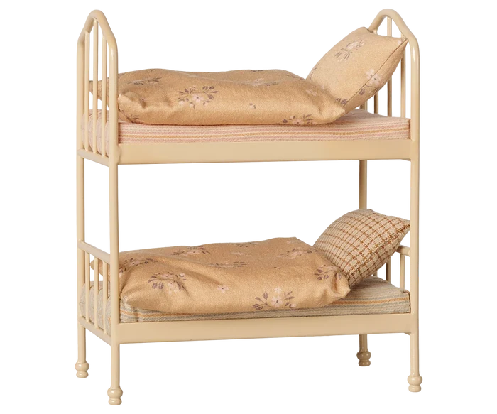 Maileg Bunk Bed, Mouse, Wheat