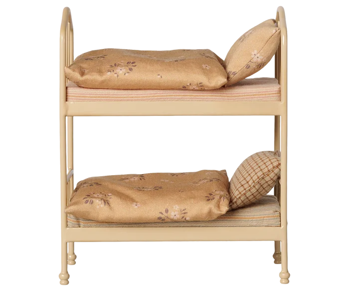 Maileg Bunk Bed, Mouse, Wheat