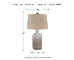 Marnina Ceramic Table Lamp