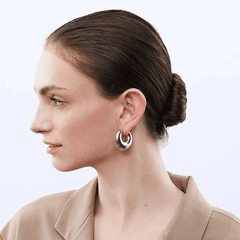 Moon Earring Silver
