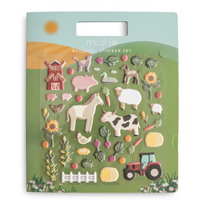 Mushie Reusable Sticker Set - Multiple Options