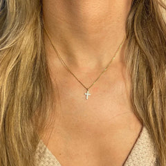 Nikki Smith Designs Crystal Cross Necklace - Multiple Options