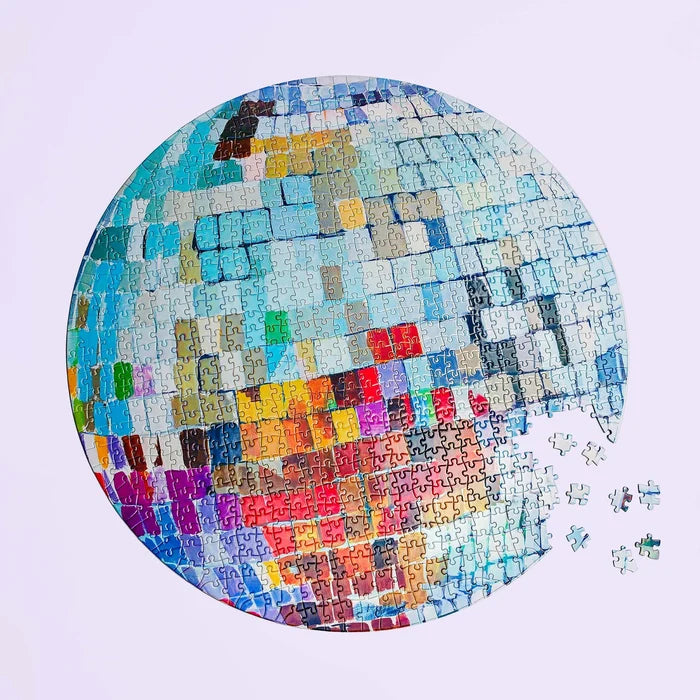 Piecework 750 Piece Round Puzzle, Disco Puzzle