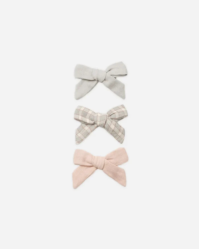 Quincy Mae Bow w/Clip Set of 3 - Multiple Options