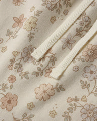 Quincy Mae Long Sleeve Tee + Drawstring Pant, Floral Vine