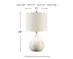 Rainermen Ceramic Table Lamp