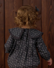 Rylee + Cru Fern Romper, Heart Ditsy