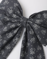 Rylee + Cru Oversized Bow, Heart Ditsy