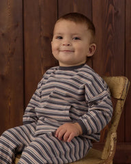 Rylee + Cru Relaxed Set, Blue Stripe