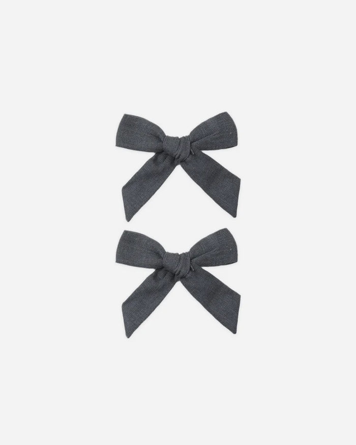Rylee + Cru Set of 2 Bows, Midnight