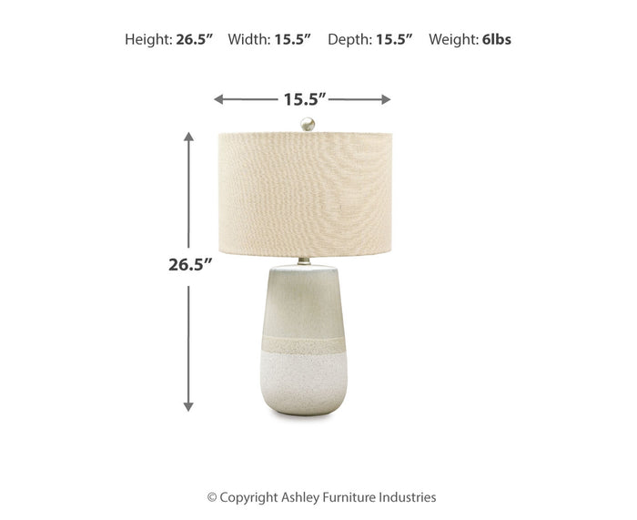 Shavon Ceramic Table Lamp