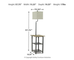 Shianne Metal Tray Lamp