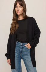 Z Supply Sanborn Open Cardigan, Black